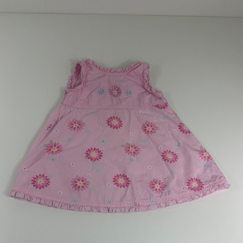 Pink Floral Baby Dress George size 6-9 months summer flowers beachy kids toddler